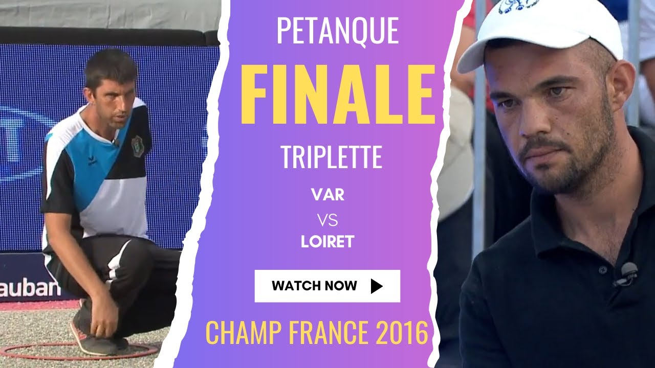 Finale championnat France pétanque - Hatchadourian vs Trembleau