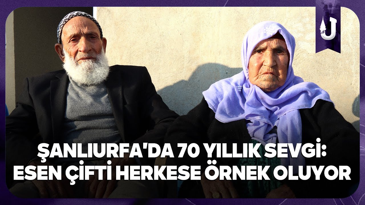 Şanlıurfa'da 70 yıllık sevgi: Esen çifti herkese örnek oluyor