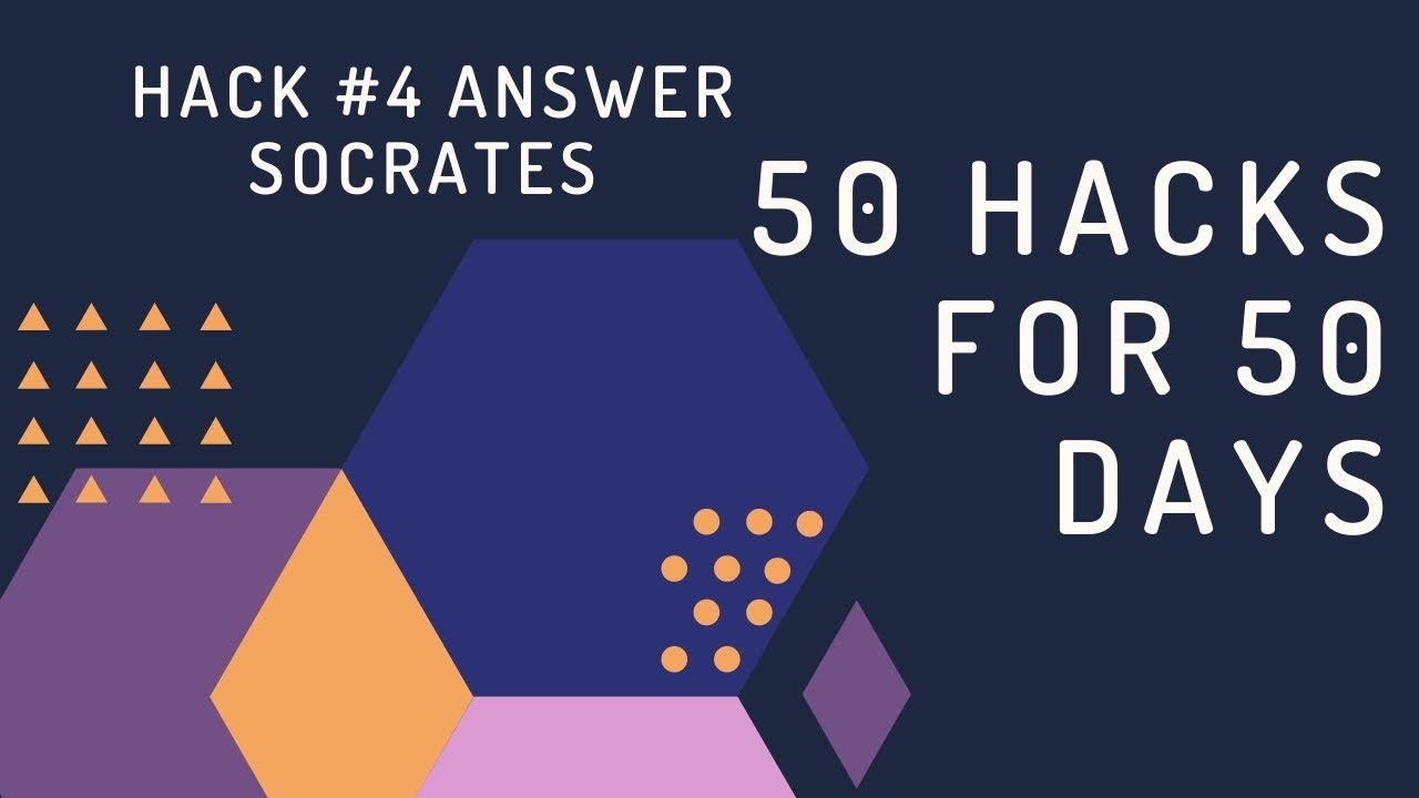 Hack #4 Answer Socrates - Discover Common Questions Asked on Google