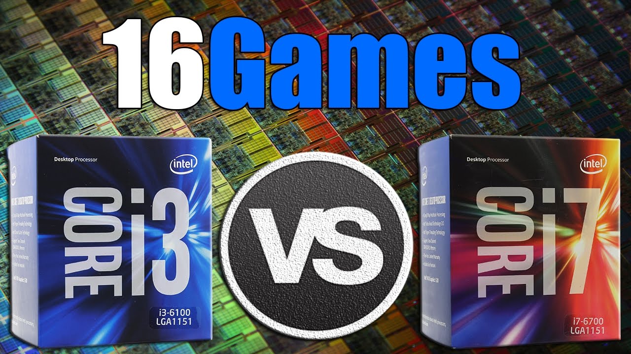 i3-6100 vs i7-6700 | GTX 1070 OC | 2560 x 1440 | in 16 Games