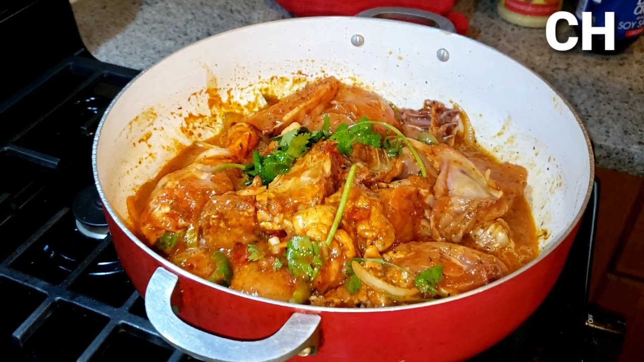 Como hacer un locrio de pollo ò (arroz con pollo) Dominicano🇩🇴
