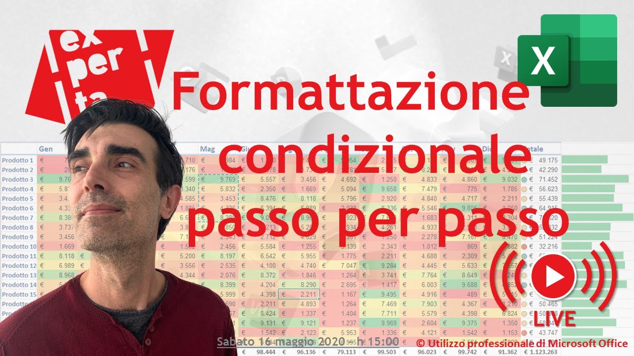 EXCEL: 👨‍🎨 Guida completa alla FORMATTAZIONE CONDIZIONALE - DIRETTA #6