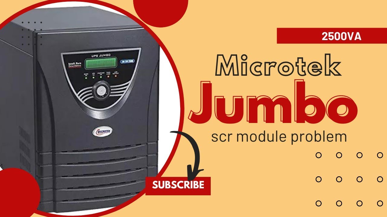 Microtek jumbo 2500 va mains changeover problem scr module short microtek genrator