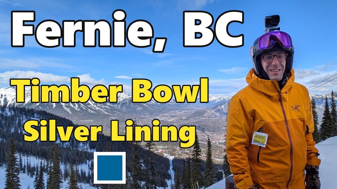 Fernie, BC - Skiing Silver Lining  A Powder Day!