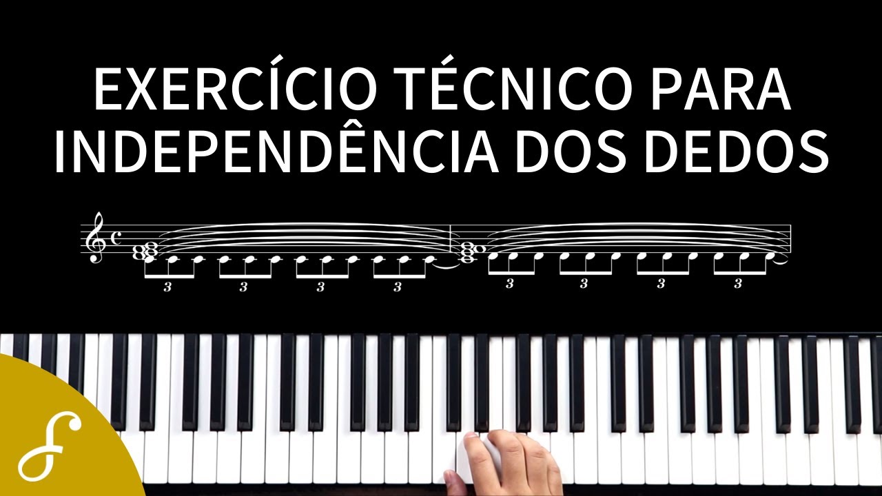 Exercício de Técnica para Independência dos Dedos | Aula de Piano para Iniciantes