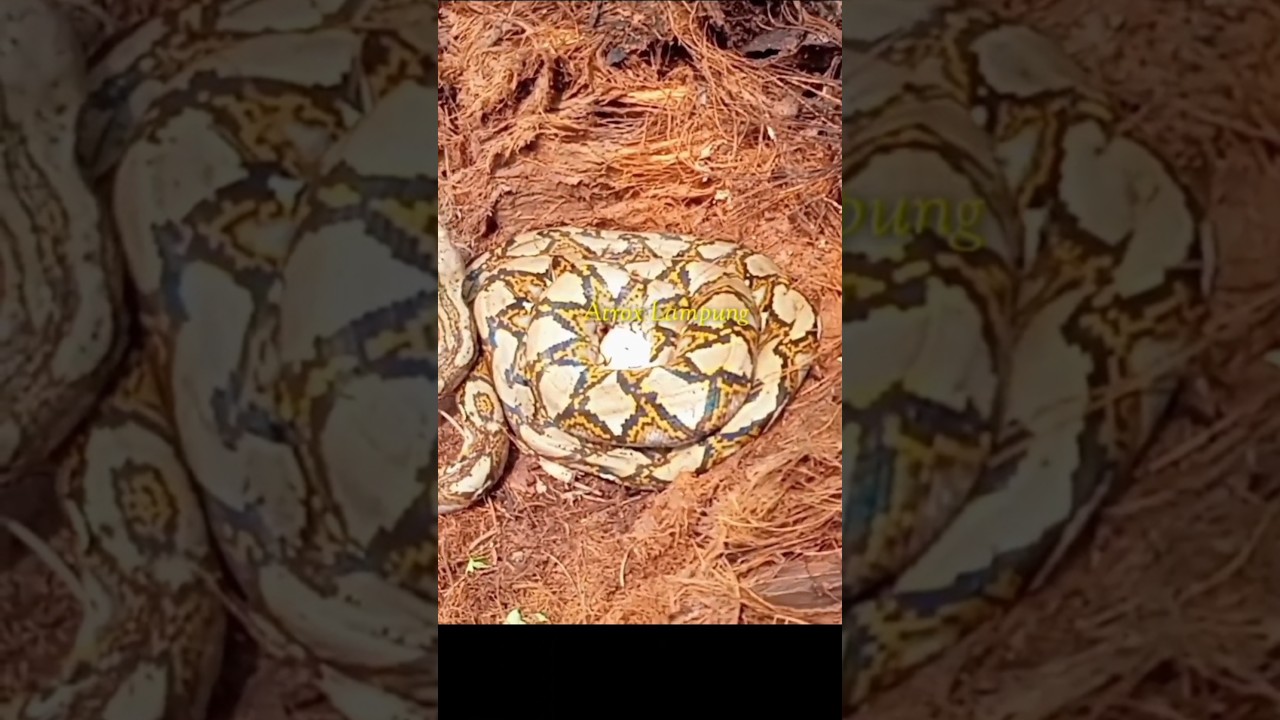 ternyata Ular sedang Bertelur 