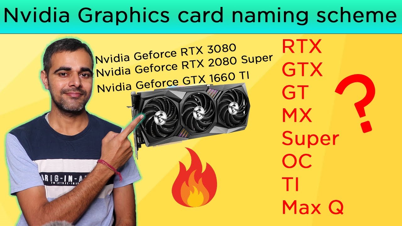 NVIDIA GPU names explained- RTX, GTX, GT, MX, Super, Ti, OC| NVIDIA GPU naming scheme