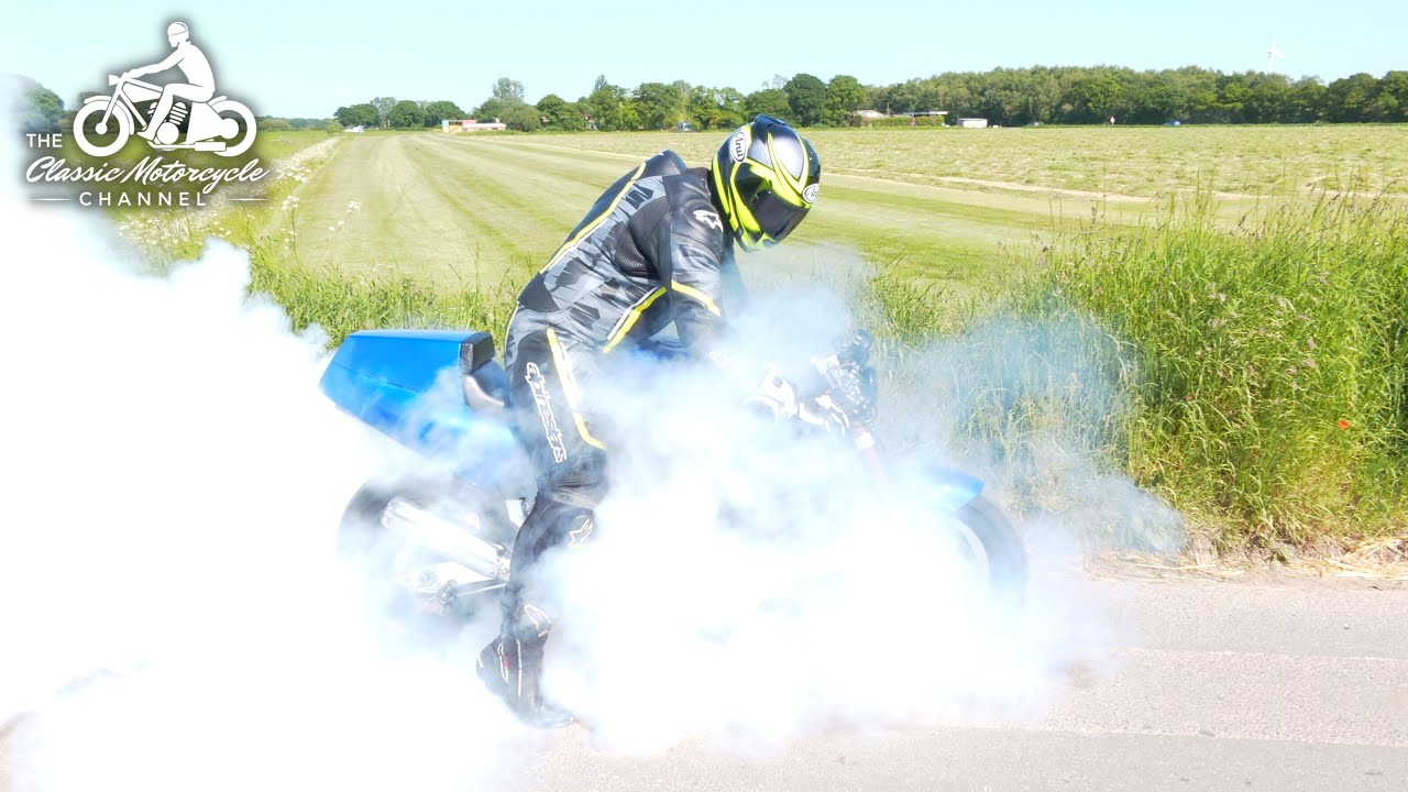Shed Built: 1991 Turbo Suzuki GSX-R - Quick Look, Ride & Burnout