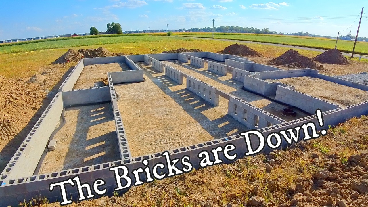 The House Is Taking Shape! Brick Laid & Floor Plan Walkthrough