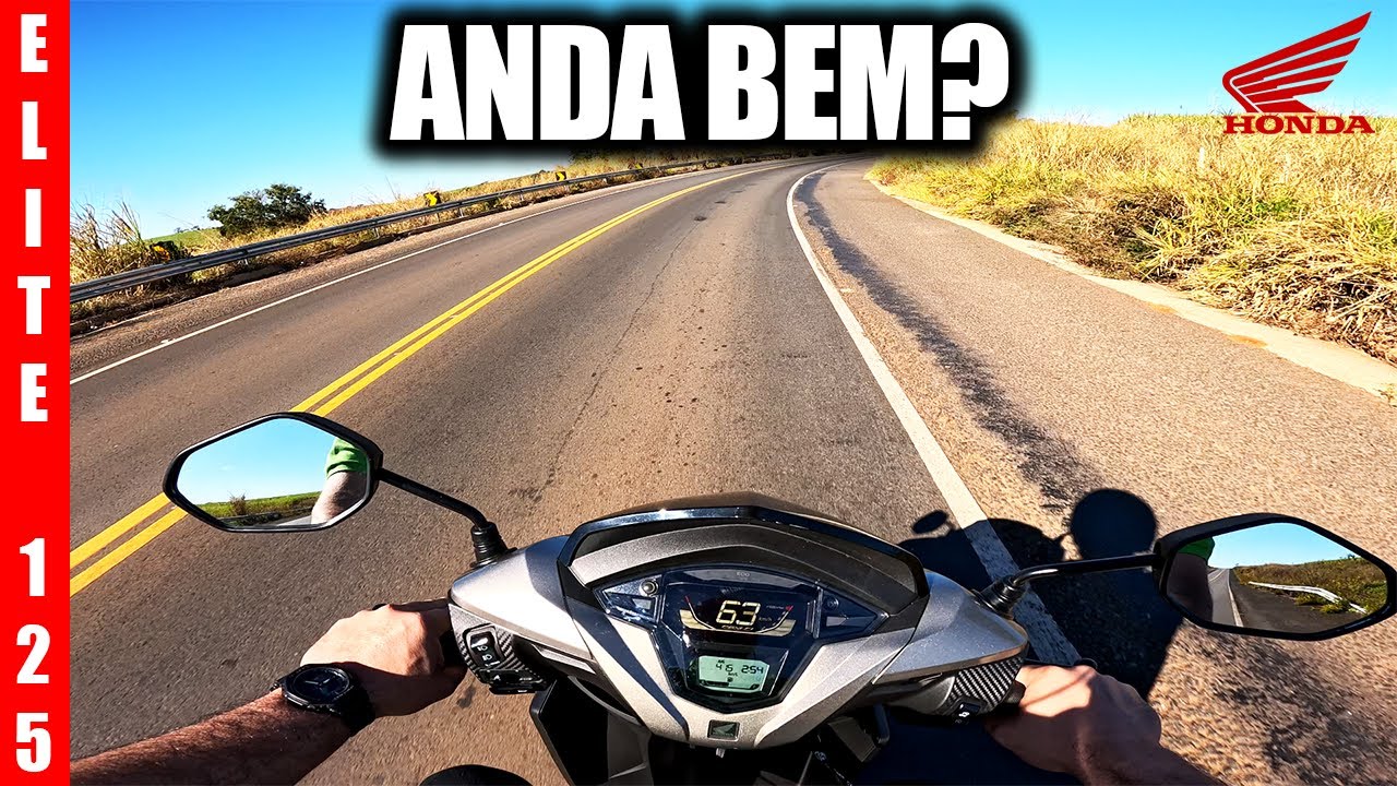 HONDA ELITE 125 2025 | TESTE NA ESTRADA E NA CIDADE - USO REAL [POV]
