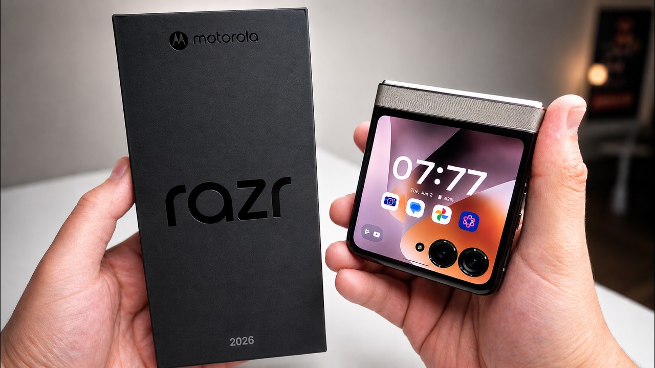 Распаковка и первые впечатления от Motorola Razr (2026)!