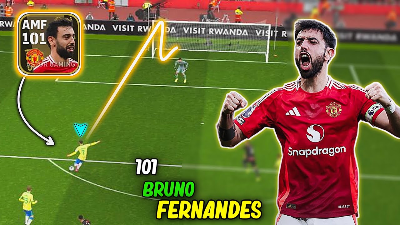 The Most Dangerous Long Shot Taker - 101 BRUNO FERNANDES Review in eFootball 2025💥🔥