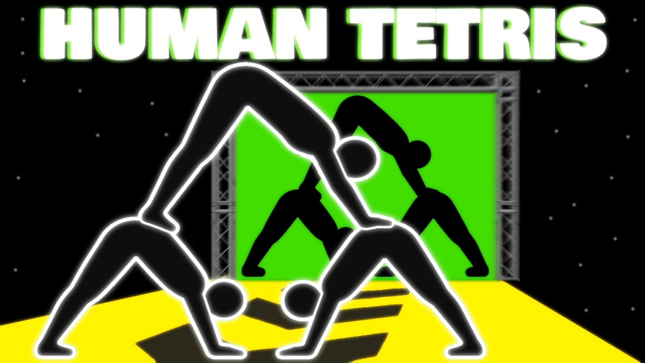 HUMAN TETRIS | TRIO VERSION | Impossible Edition Immersive Interactive 3 Players