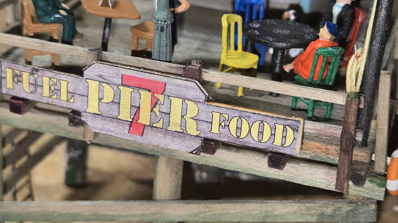 Build Series...PART 3...Pier 7 Food & Fuel from Mine Mount Models...The Details