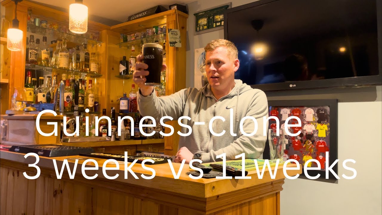 Есть ли разница между клоном пива Guinness в возрасте 3 недель и 11 недель?