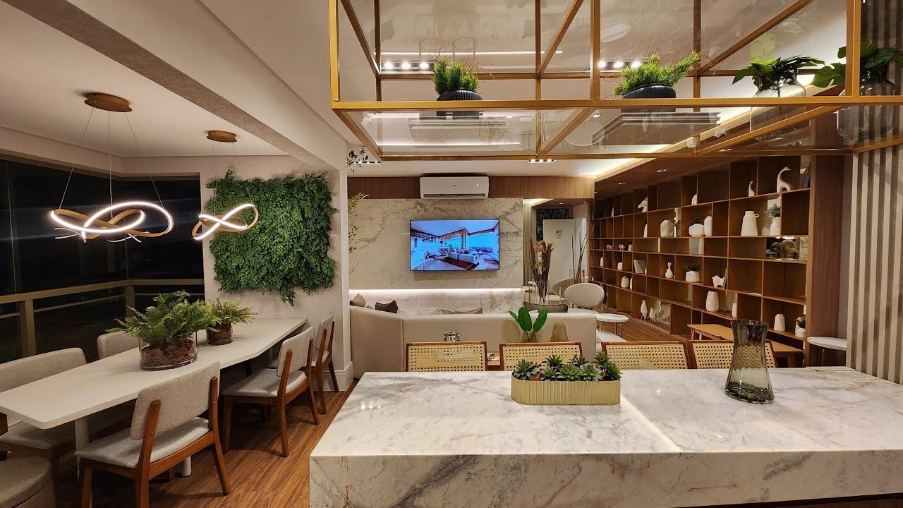 Apartamento decorado de 90m² do Oásis Home Resort - lançamento no AlphaGran Alphaville 2023.