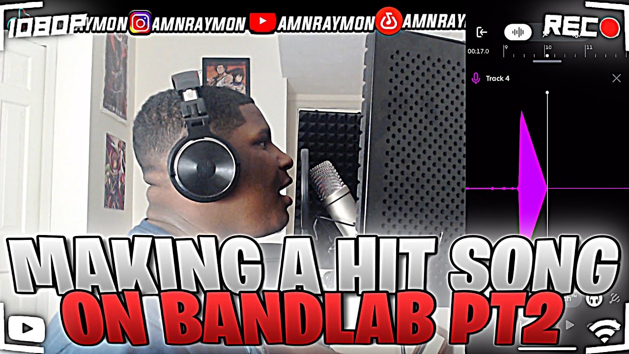 MAKING A HIT SONG ON BANDLAB WITH MY PROFESSIONAL STUDIO SETUP PT2!