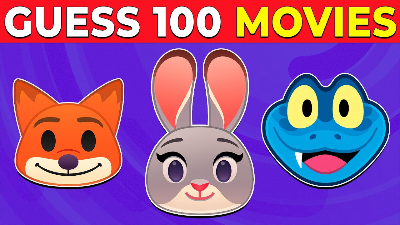 Guess The Movie By Emoji Quiz 🍿✅ 100 Movies By Emojis 🎥 Quizzy
