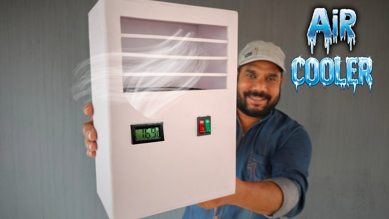 Ac Cooler घर पर बनाओ आसानी से | How to Make Ac | Air Conditioner | Ac Kaise Banaen