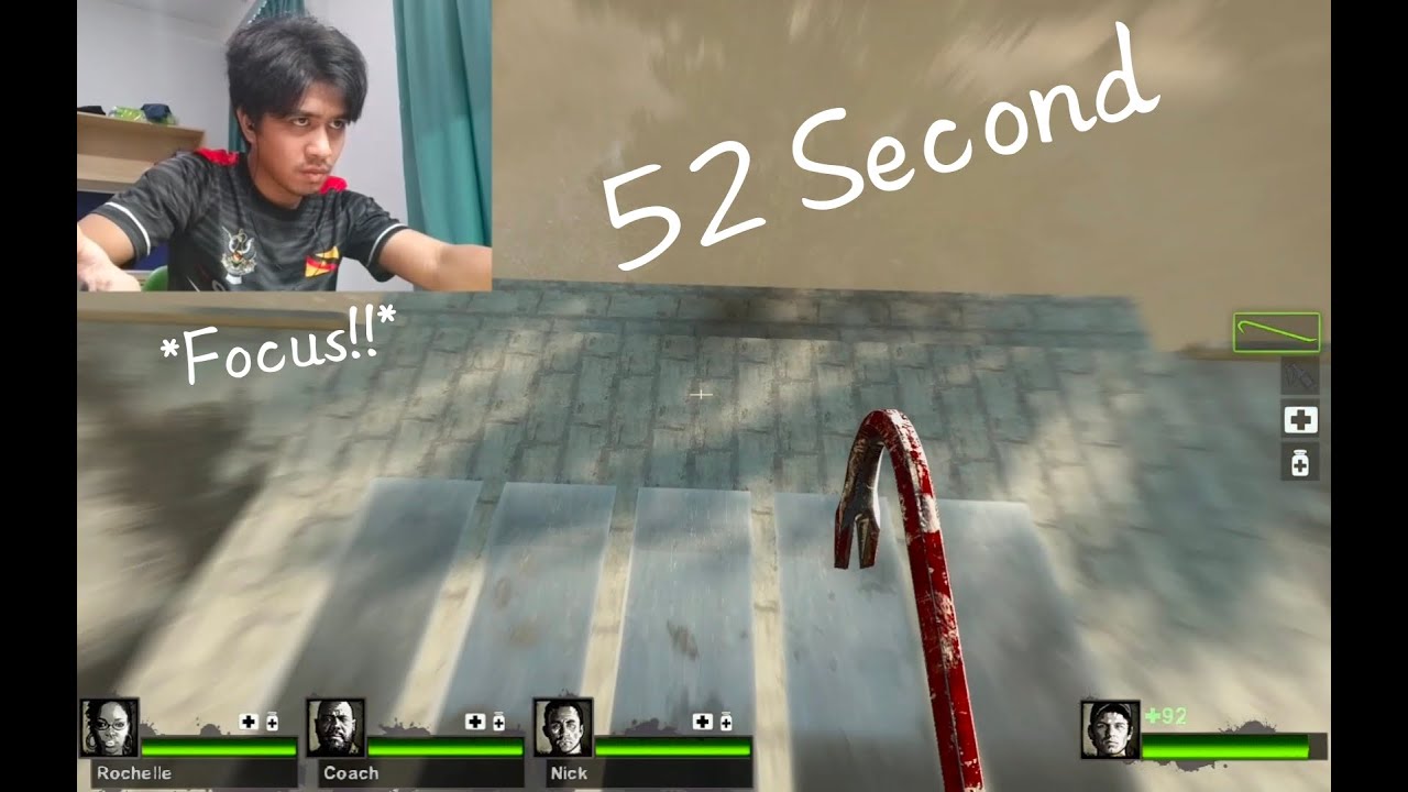Finishing Left 4 Dead 2 Dead Center - Map #1 in just 52 second 😏