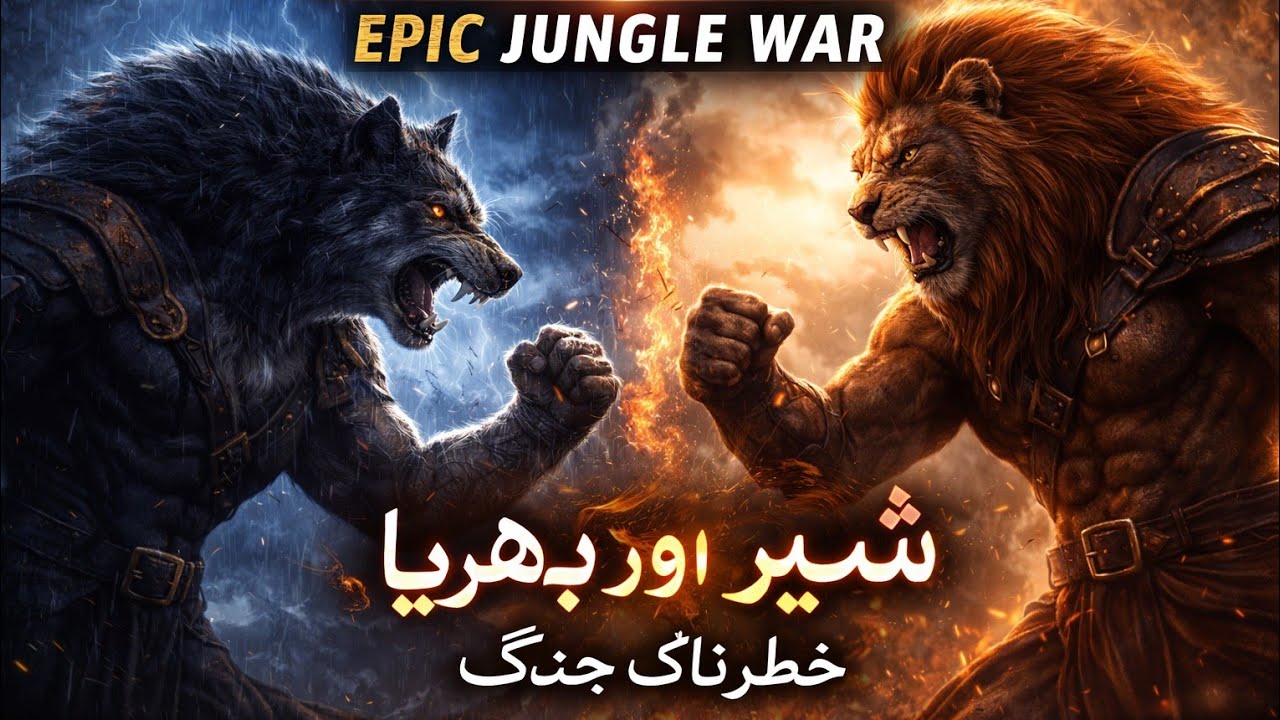 Lion vs Wolf: The Ultimate Jungle Battle (Epic Fight Movie)