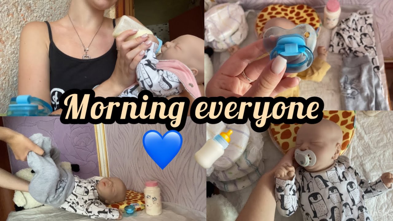 VLOG: Устро с реборном Луи. Morning routine 💙