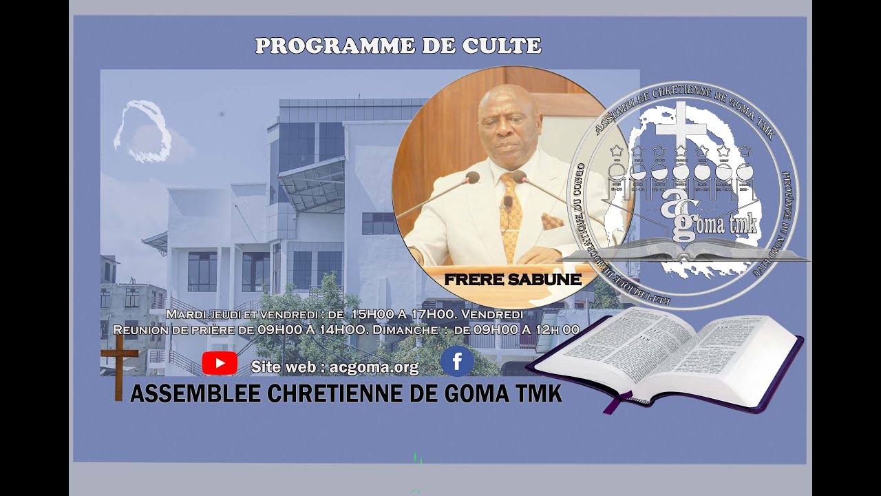 2025 05 11 Dimanche. Frère Sabune. La Bête de l'Apocalypse 13. Assemblée Chrétienne de Goma TMK
