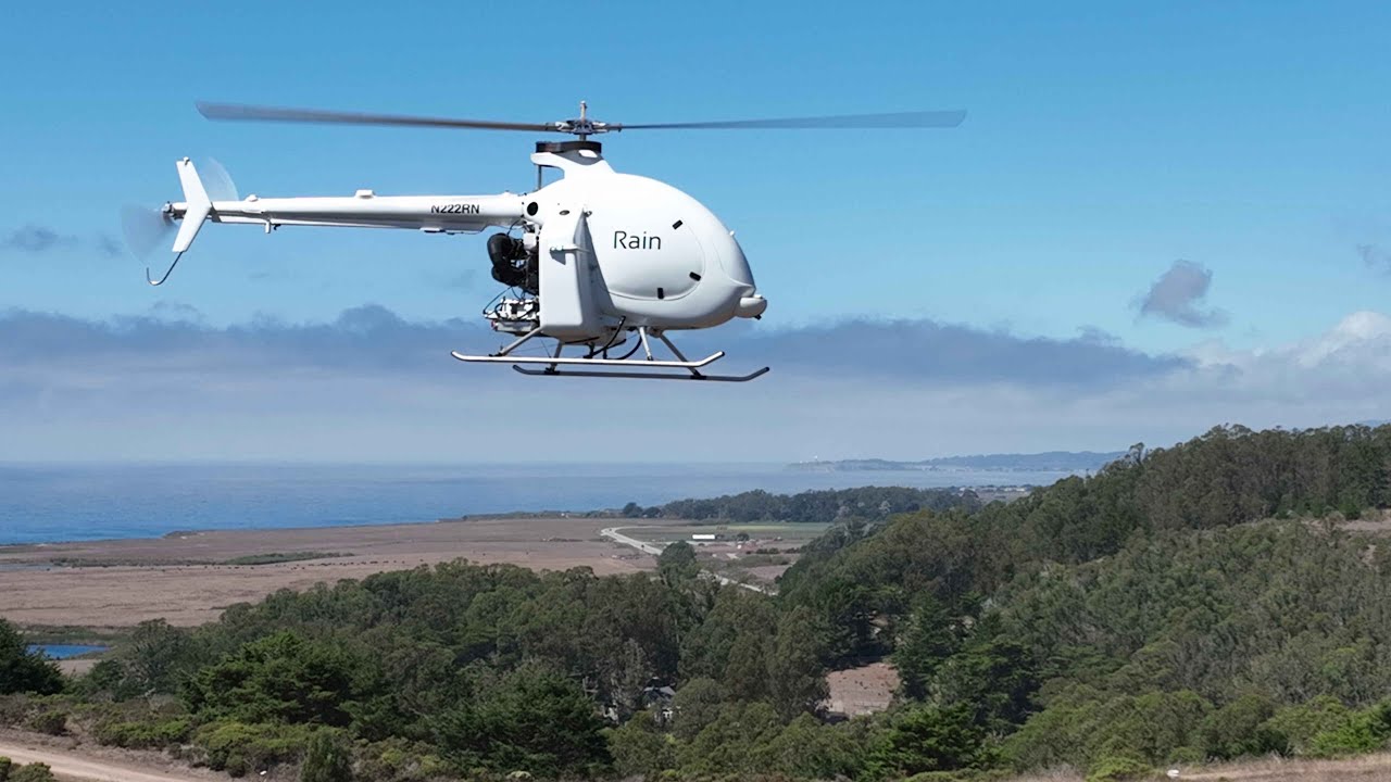 Rain's Uncrewed Mosquito Helicopter Contains a Fire