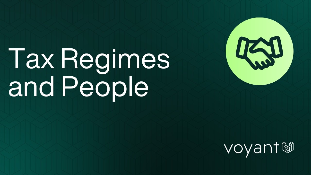 Tax Regimes and People