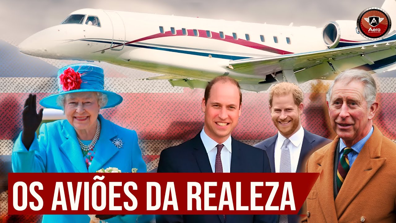 As AERONAVES utilizadas pela RAINHA ELIZABETH