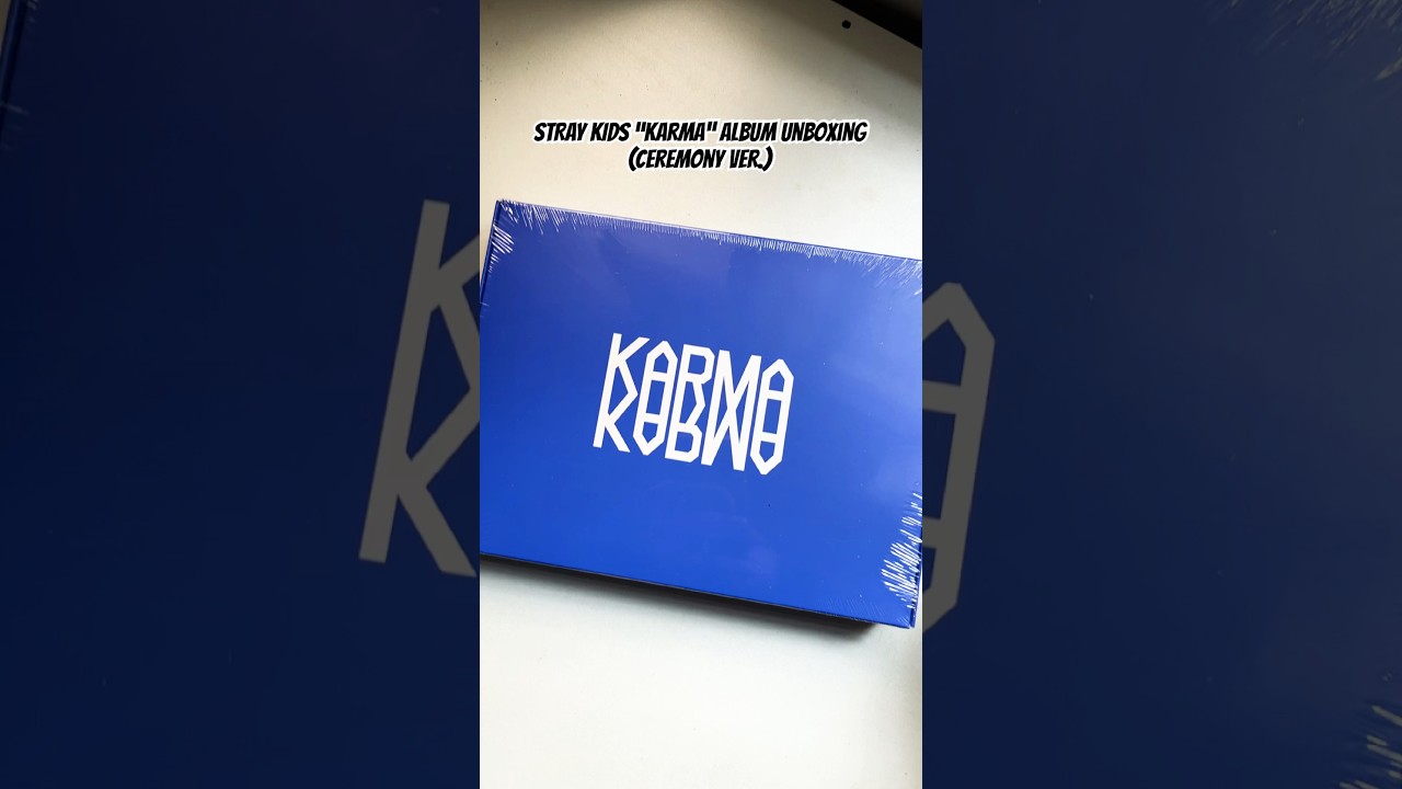 Stray Kids &ldquo;KARMA&rdquo; album unboxing - Ceremony version #straykids #skz #karma #ceremony #stay