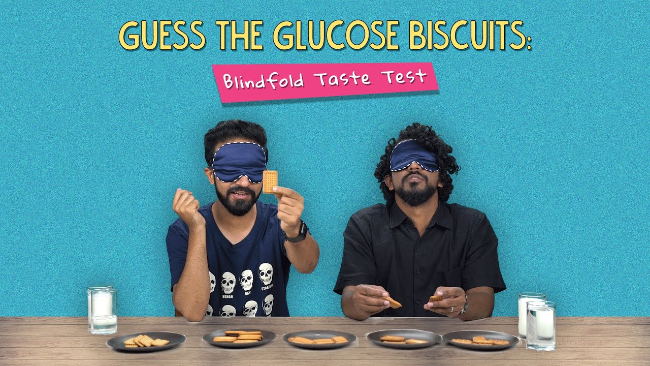Guess The Glucose Biscuits: Blindfold Taste Test | Ok Tested