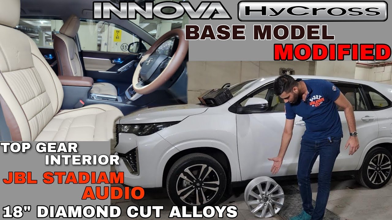 INNOVA HYCROSS 2023 BASE MODEL MODIFIED WITH 18