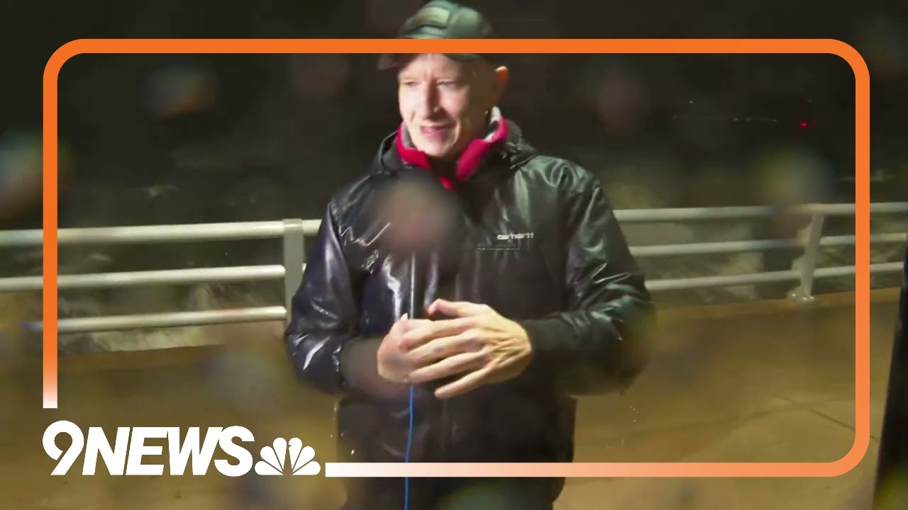 CNN's Anderson Cooper hit by flying object during live hurricane coverage