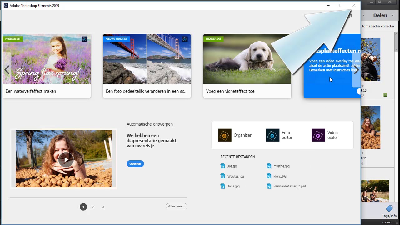 Nieuw in Photoshop Elements 2019