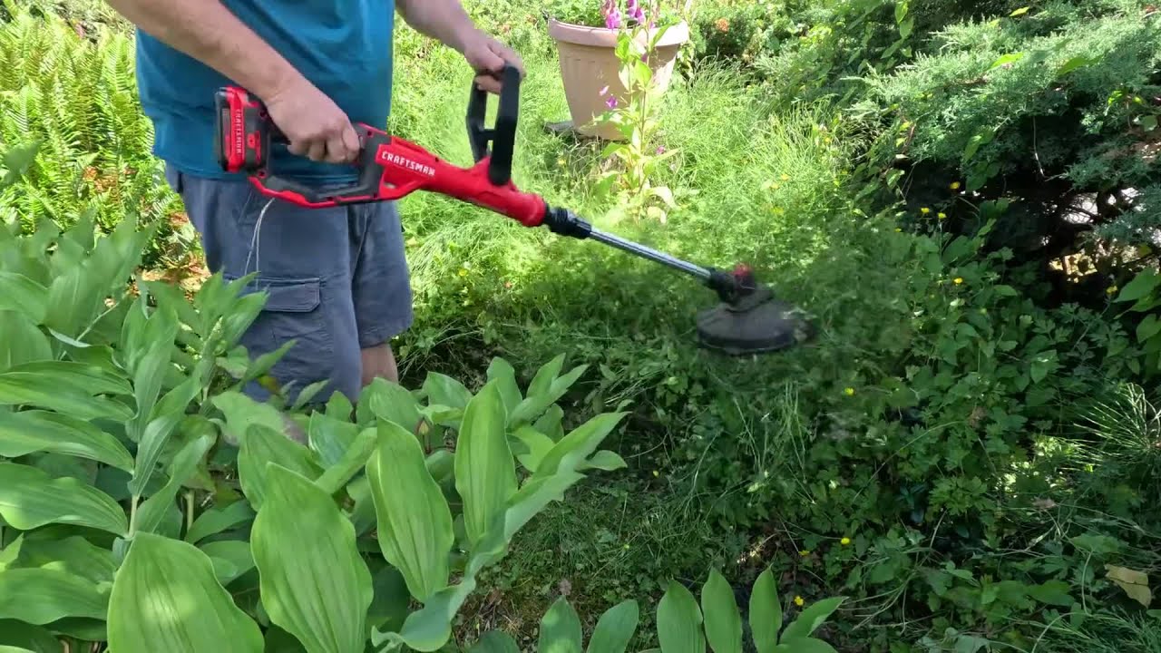 Weed Whacking.