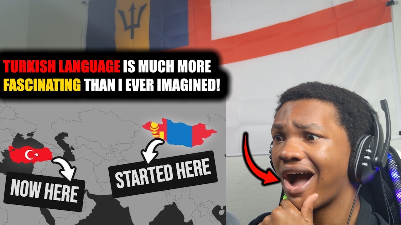British caribbean guy react to 10 Facts About the Turkish Language reaction turkey reaction history