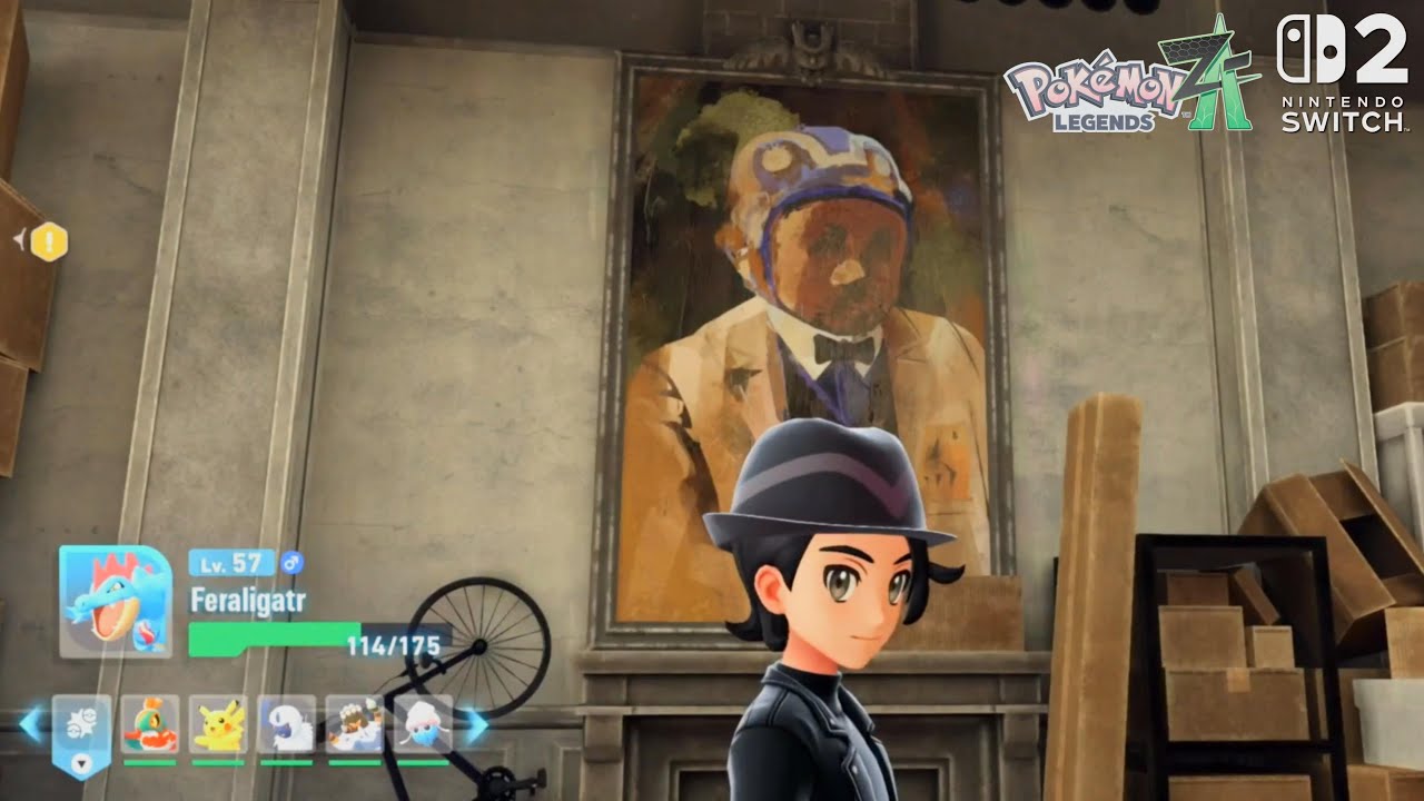 Pok&eacute;mon Legends Z-A: Warehouse, Defeated Wild Ghost & Professor Laventon? - Main Mission 24 (SW2)