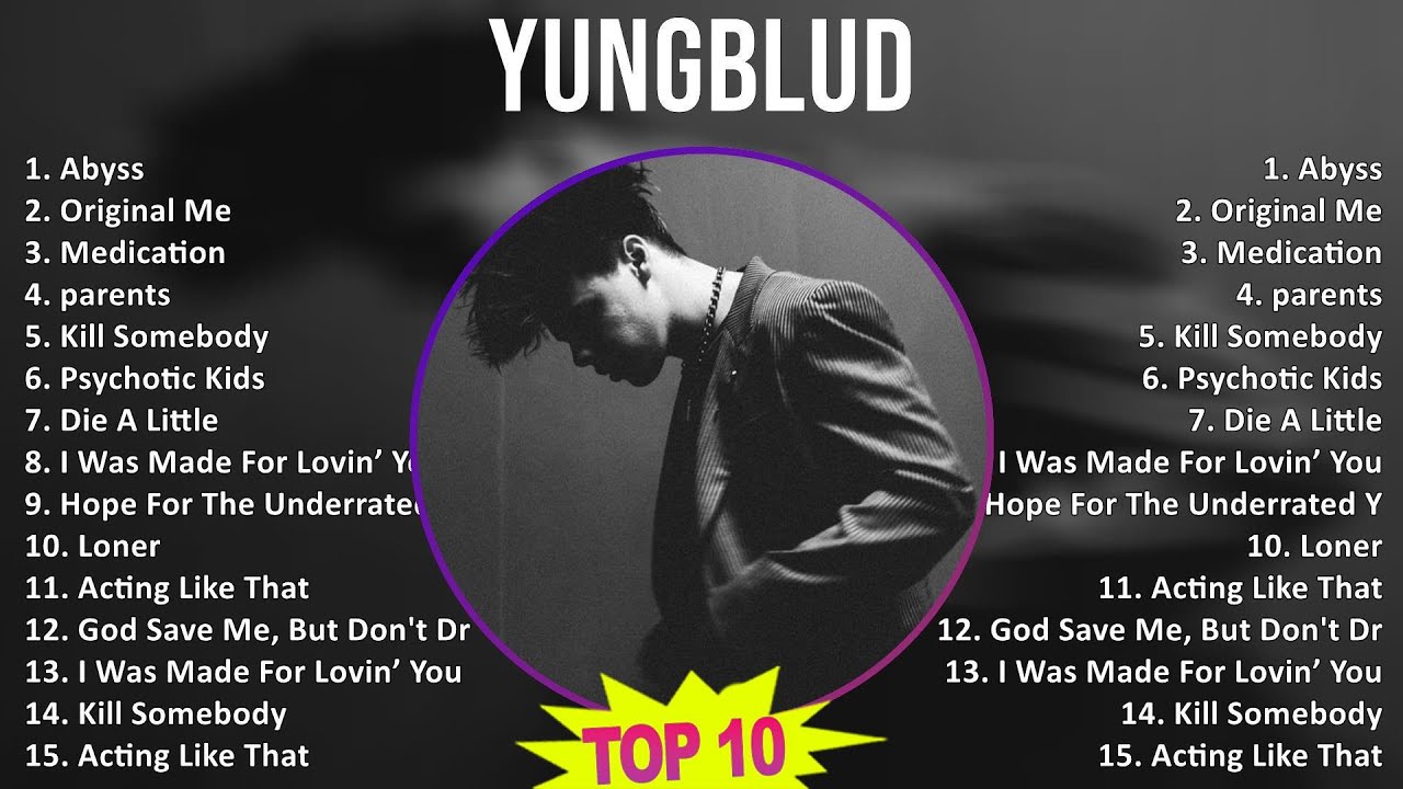 YUNGBLUD 2025 MIX The Very Best - Abyss, Original Me, Medication, parents