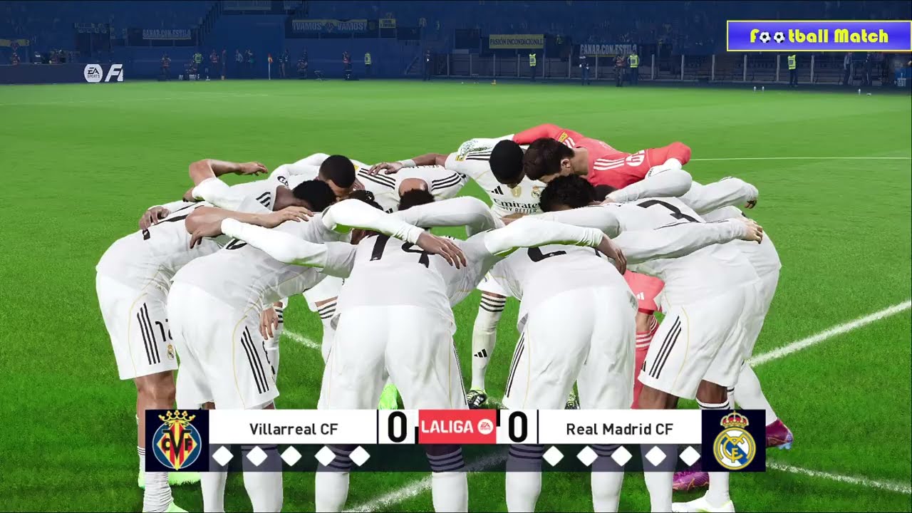 Penalty Shootout Villarreal vs Real Madrid  | La Liga 2025/26 | Full Match  | PES 21 Simulation