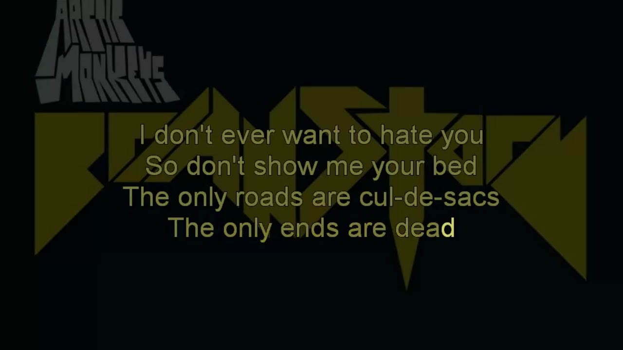 Arctic Monkeys - Temptation Greets You Like Your Naughty Friend - Karaoke   FINISHED