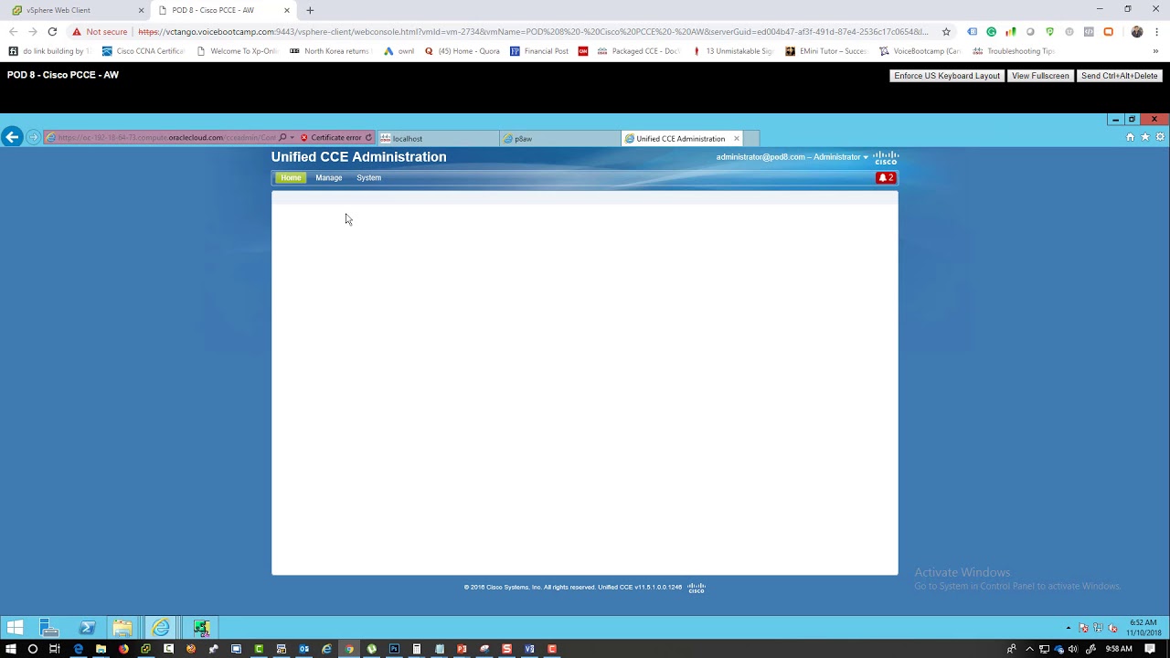 VoiceBootcamp - Cisco PCCE -  - Chapter 4   Verifying PCCE Components and Configurations