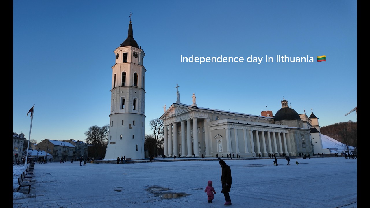 independence day in vilnius, lithuania | silent vlog & singing our most iconic songs