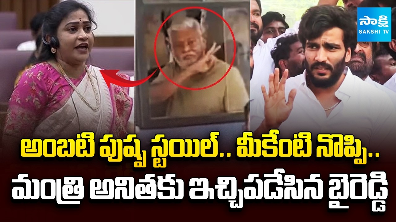 Byreddy Siddharth Reddy MASS Counter To Vangalapudi Anitha | Pawan Kalyan, Lokesh | Ambati Taggedele