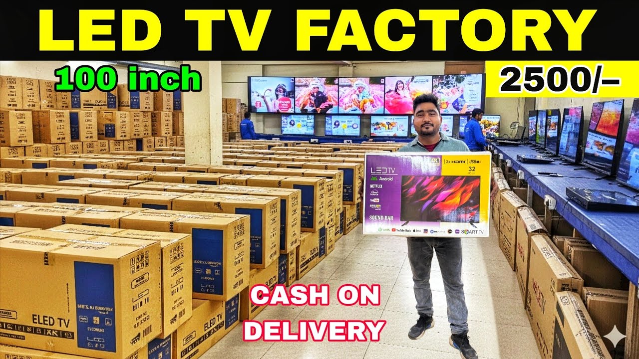 सिर्फ 2500 में Led Tv | Cheapest led tv market in delhi | Cheapest led tv wholesale market in delhi