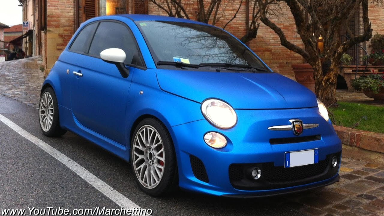 Wrap Time! My Abarth in Matte Electric Blue