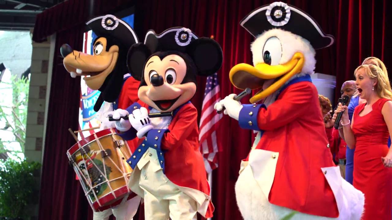 4K Epcot Voices of Liberty 4th of July Full 2016