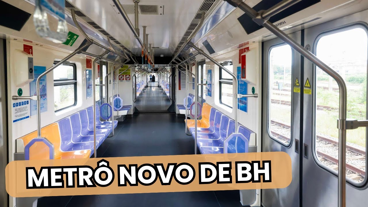 TREM NOVO DO METRÔ DE BH É APRESENTADO