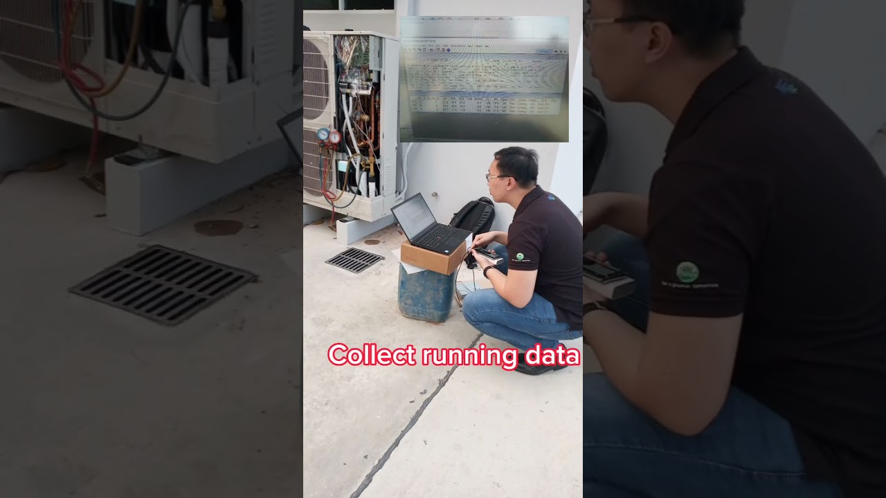 Multi Split Testing and commissioning #shorts #mitsubishielectric