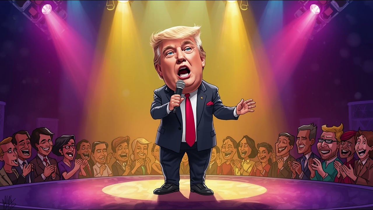 Funny Trump-Style Parody Song | Comedy Performance on Stage | Hilarious Political Satire
